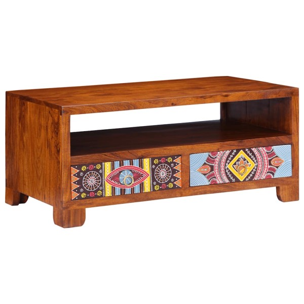 Coffee table, 90x50x40cm, solid acacia wood