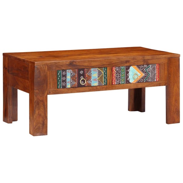 Coffee table, 90x50x40cm, solid acacia wood
