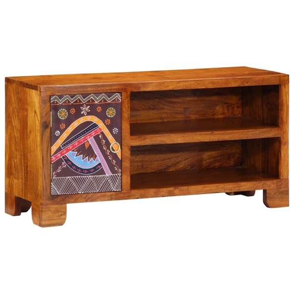 TV Cabinet Multicolor 90x30x45 Acacia solid
