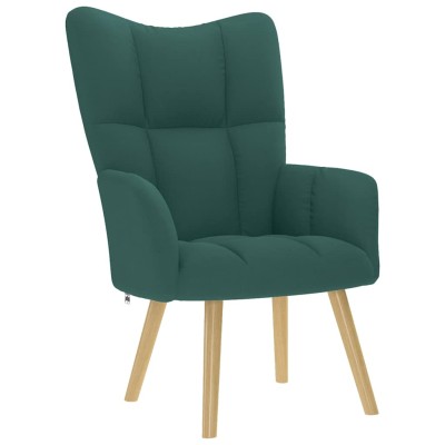 Lounge chair, dark green,...