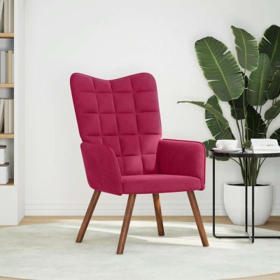 Lounge chair, red wine...