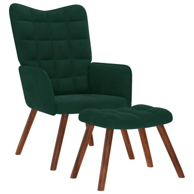 Lounge chair with stool,...