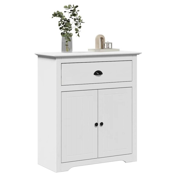 Hallway wardrobe "BODO" White 80x35x90 cm