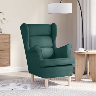 Armchair, dark green,...