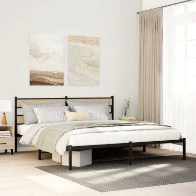 Bed frame without mattress,...