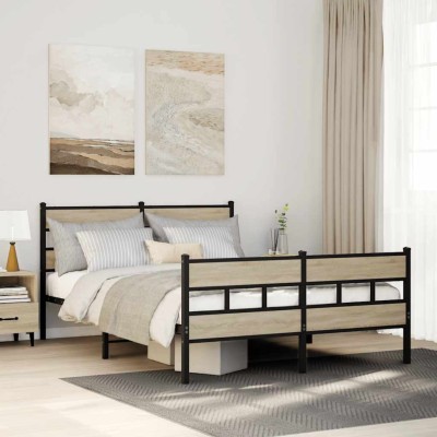 Bed frame without mattress,...