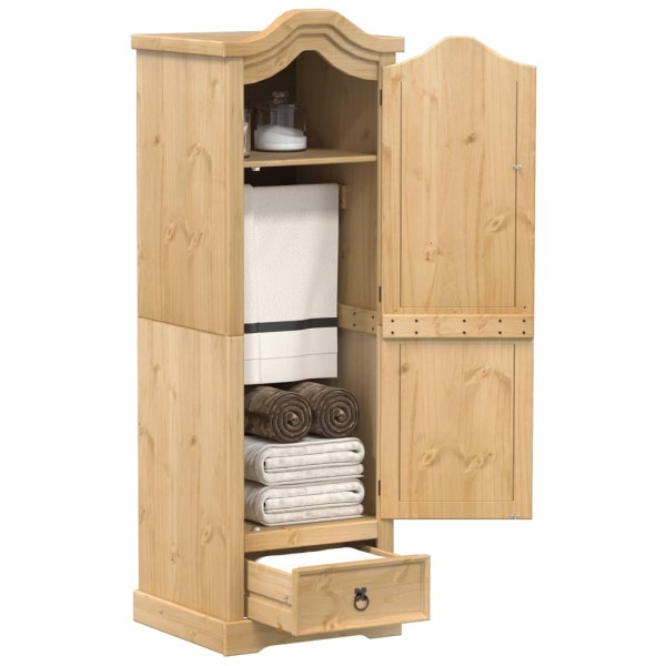 Wardrobe Corona, 55x52x170cm, solid pine wood