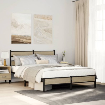 Bed frame without mattress,...