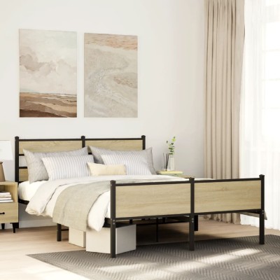 Bed frame without mattress,...