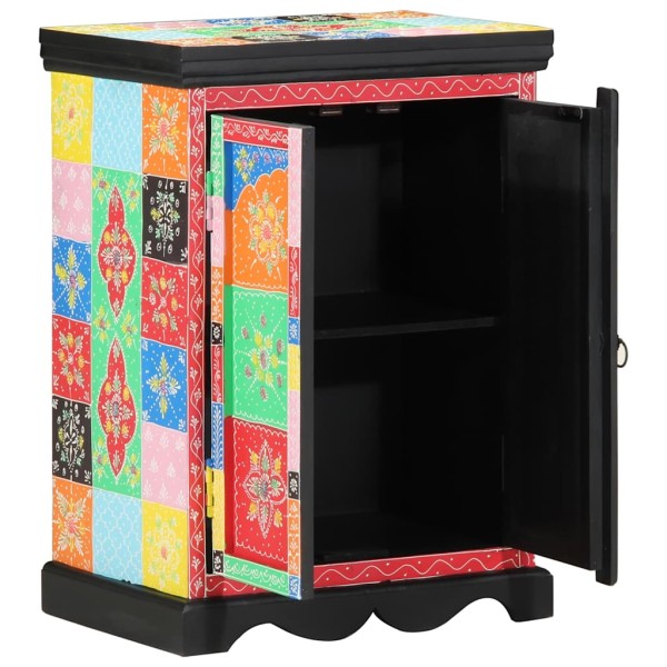 Console table with shelf Multicolored 50 x 30 x 70 cm