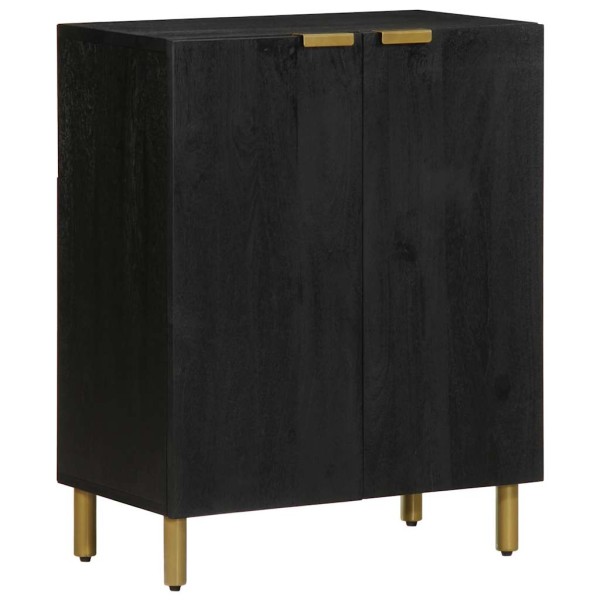 sideboard black 60x33x75 cm engineered wood