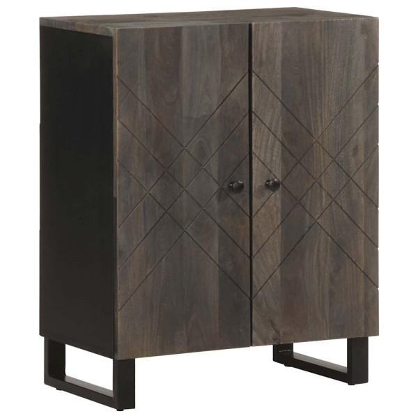 sideboard black 60x33x75 cm solid mango
