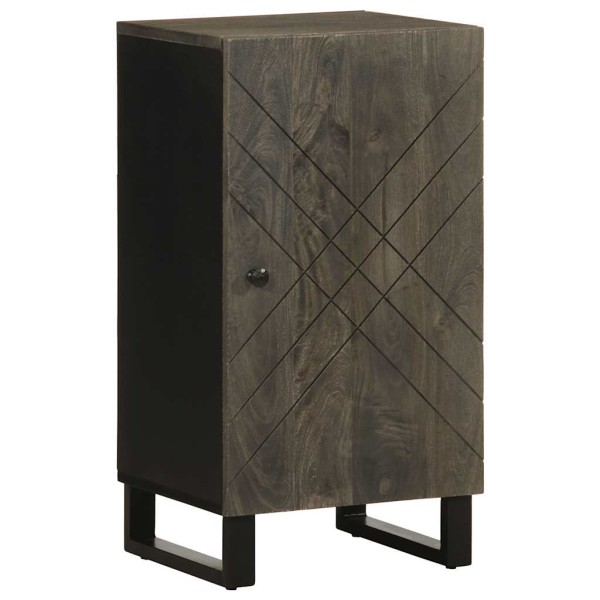 sideboard black 40x33x75 cm Solid mango wood