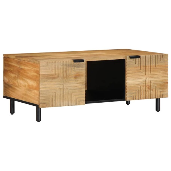 Coffee table Brown 100x54x40 cm Solid wood Mango