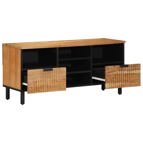 TV cabinet with drawers Brown Solid mango wood