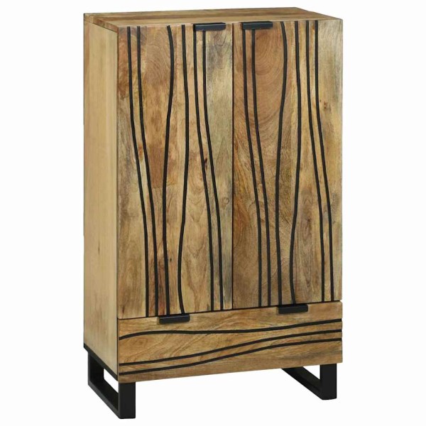 Height Brown 60 x 33 x 100 cm solid mango wood