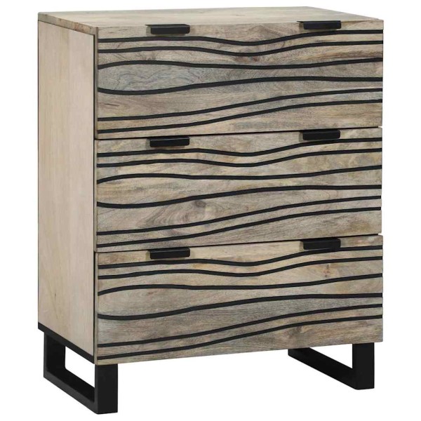 Kabala White 60 x 33.5 x 75 cm Solid mango wood