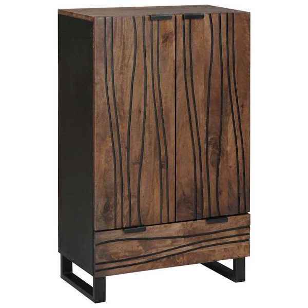 Height Brown 60 x 33 x 100 cm solid mango wood