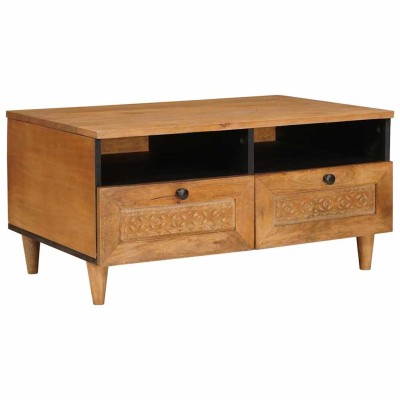 Coffee table Light brown 80...