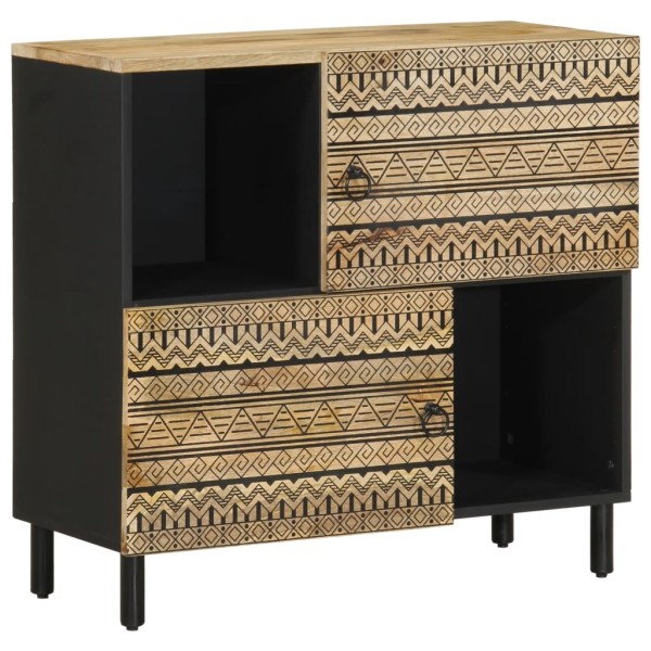 sideboard 80x33.5x75 cm Solid raw mango wood