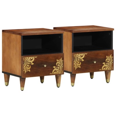 Bedside cabinet 2 pcs Honey...
