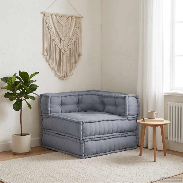 Modular sofa Gray 70 x 70 x 56 cm Fabric