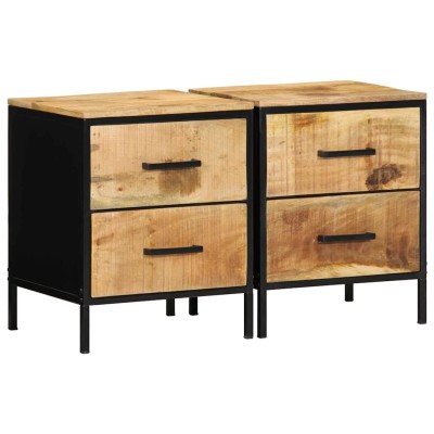 Bedside cabinet 2 pcs Brown...