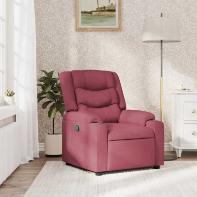 Reclining chair, red wine...