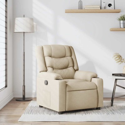 Reclining chair, cream...