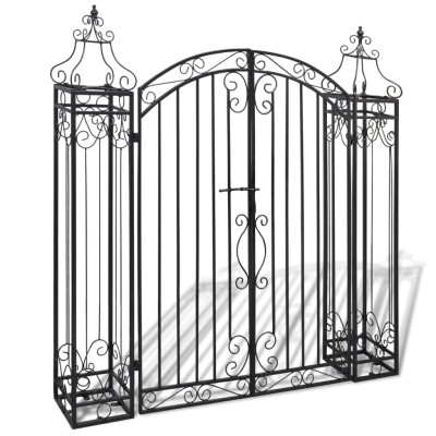 Garden gate, ornamented,...