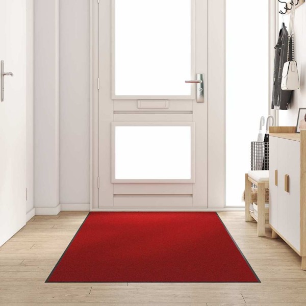 Door mat Red and Black 120 x 300 cm 100% polyamide