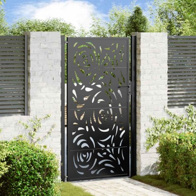 Garden gate, black, 100x175...