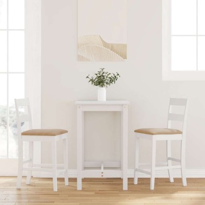 Bar stools with cushions, 2...