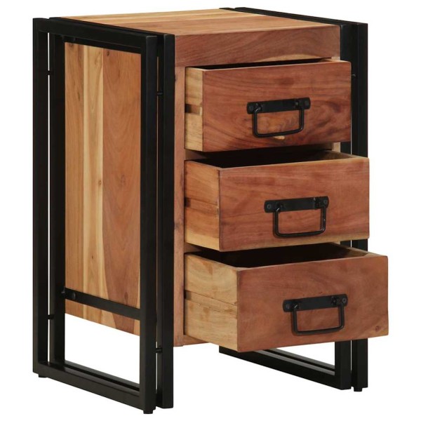 Bedside cabinet 40 x 40 x 59 cm Solid acacia wood