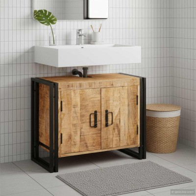 Washbasin cabinet Brown 71...