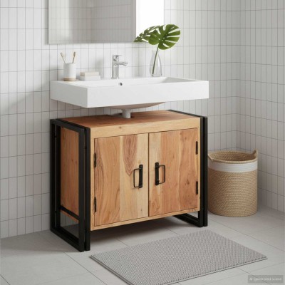 Washbasin cabinet Brown 71...