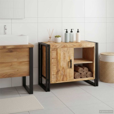 Washbasin cabinet Brown 71...