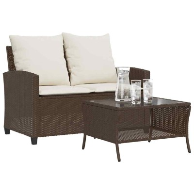 Double garden sofa with...
