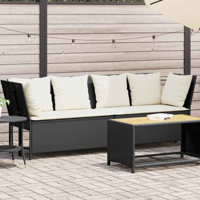 Garden sofa with cushions,...