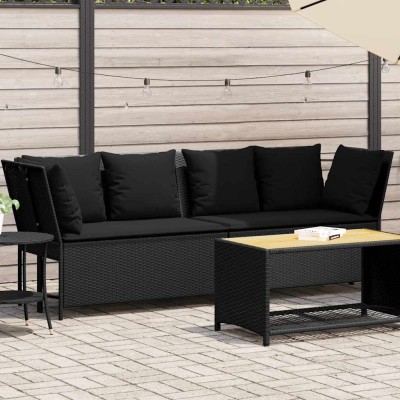 Garden sofa with cushions,...