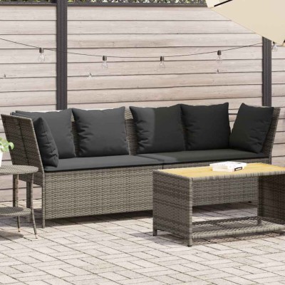 Garden sofa with cushions,...
