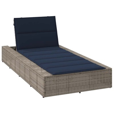 Bed with floating cushion...