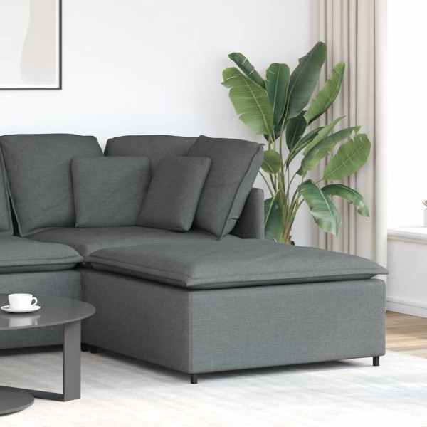 Modular sofa, leg module, dark gray, 100x100x48 cm