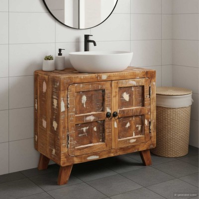 Bathroom cabinet Solid...