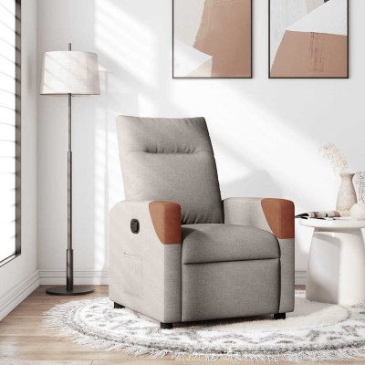 Reclining chair, taupe...