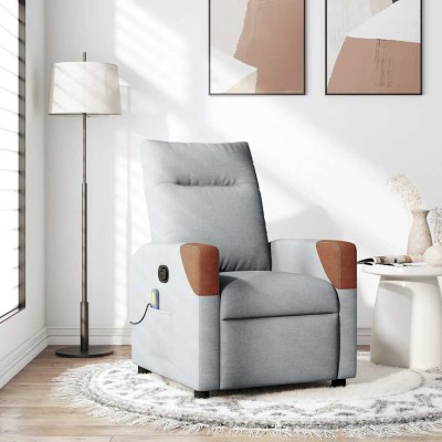 Reclining massage chair,...