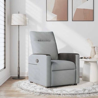 Reclining chair, light gray...