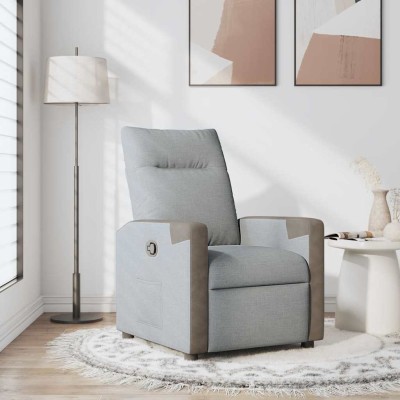 Reclining chair, light gray...