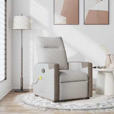 Reclining massage chair,...