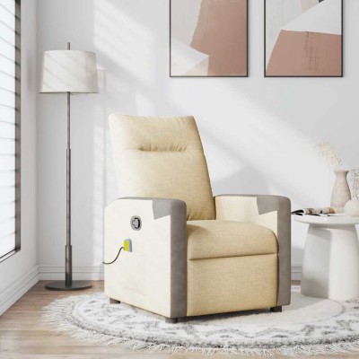 Reclining massage chair,...